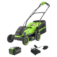 Аккумуляторная газонокосилка Greenworks GD40LM361K5 (1 x 5 Ач, ЗУ) 2520807UG