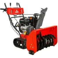 A-iPower AS7615LE бензиновый снегоуборщик 15 л.с. ковш 76 см, выброс 12 м, 6 вперед/2 назад 41208