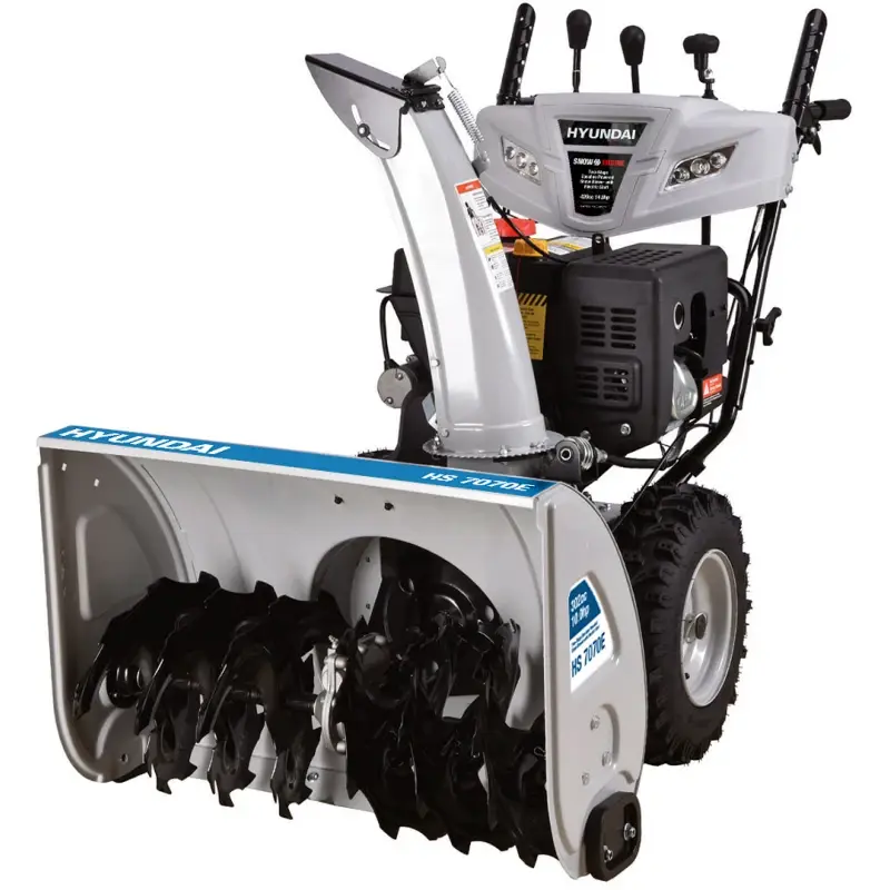 Hyundai HS 7070E бензиновый снегоуборщик 10 л.с. ковш 70 см, выброс 15 м, 6 вперед/2 назад