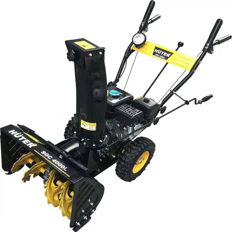 HUTER SGC 4000L снегоуборщик бензиновый 6.5 л.с. ковш 56 см, выброс 13 м, 4 вперед/2 назад 70/7/22