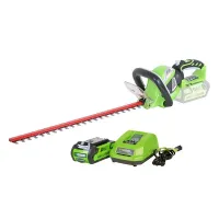 Кусторез аккумуляторный Greenworks G40HT61 (1 x 4 Ач, ЗУ) 2200907UB
