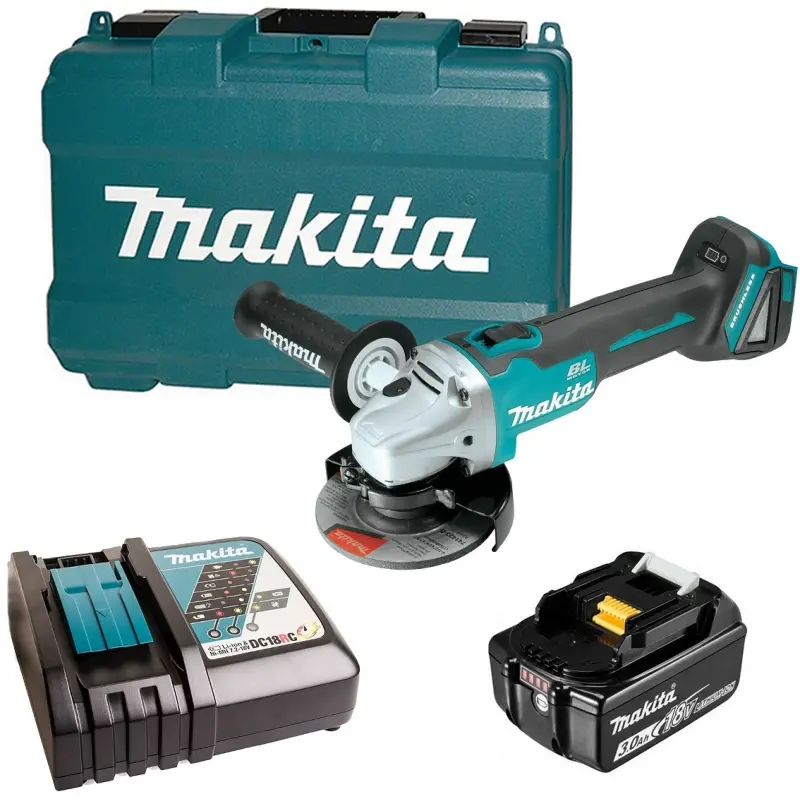 Makita DGA504RF угловая шлифовальная машина аккумуляторная (1 x 3 Ач, З/У)