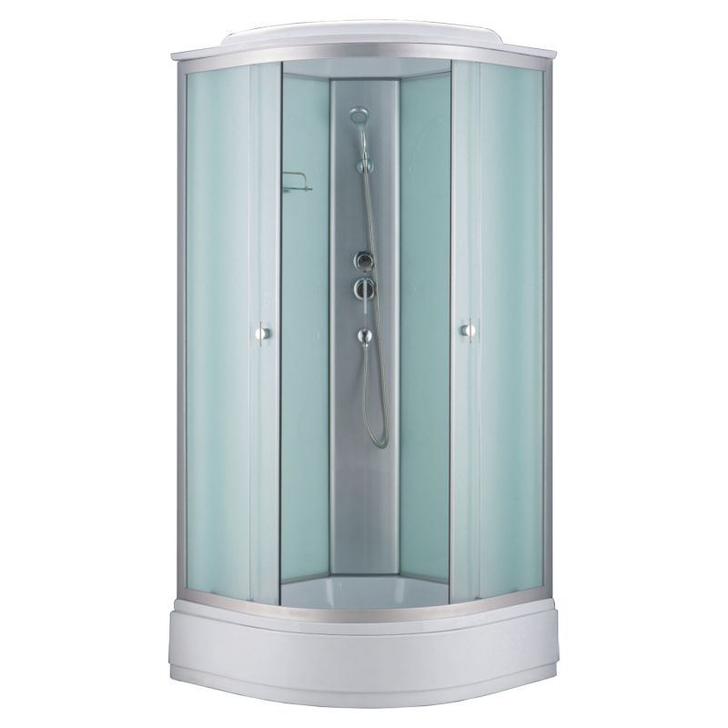 Душевая кабина Loranto 90х90, поддон 26 см, матовое стекло CS-881EB26TM/W-90