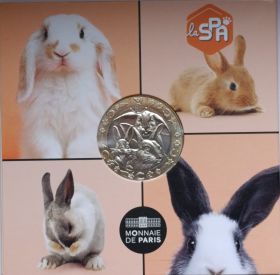 Кролик 5 Евро Франция 2025 UNC