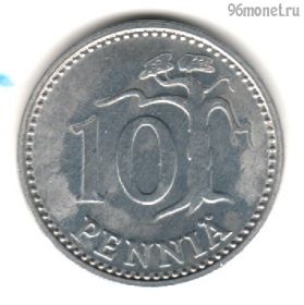 Финляндия 10 пенни 1987 М