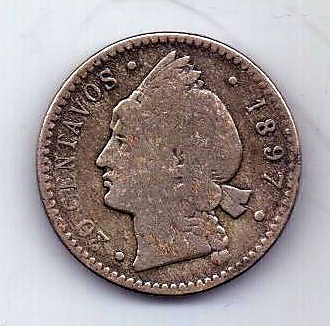 20 сентаво 1897 Доминиканская республика Доминикана