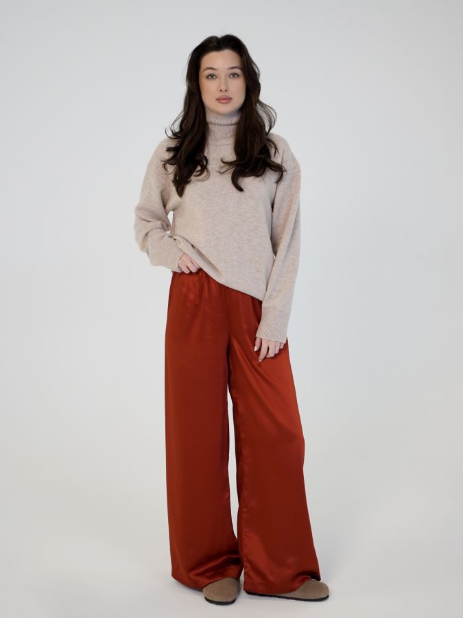 Свитер из кашемира бежевый