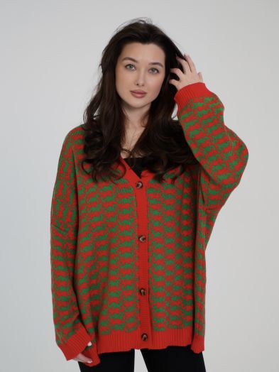 Кардиган с котами