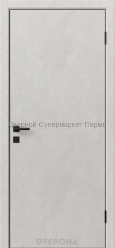 ФЛЭТ ЛАЙТ Бетон Светлый с черной кромкой ABS с 4-х сторон.
