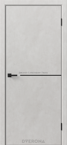 Виста 1.1 Бетон Грей , Светлый с черной кромкой ABS с 4-х сторон.