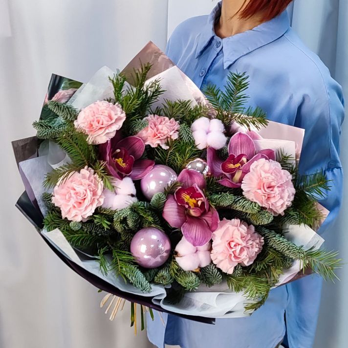 Букет в розовых тонах