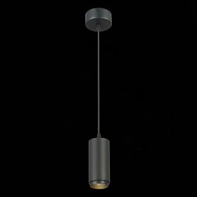ST600.443.10 Светильник подвесной Zoom Черный LED 1*10W 4000K 1 000Lm Ra>80 15-60° IP20 D59xH130 170