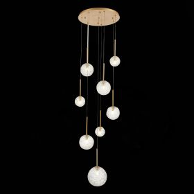 SL1152.203.08 Светильник подвесной ST-Luce Золотистый/Прозрачный G9 LED 8*5W