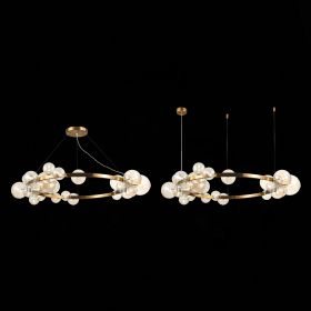 SL1165.303.24 Светильник подвесной ST-Luce Бронза/Коньячный G4 24*5W