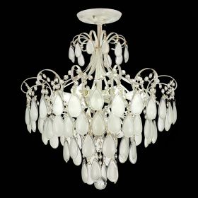 SLE160302-06 Светильник потолочный Золотистый/Белый матовый E14 6*60W