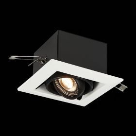 ST250.548.01 Св-к встр. Черный GU10 1*50W  L126xW126xH70 220V Без ламп