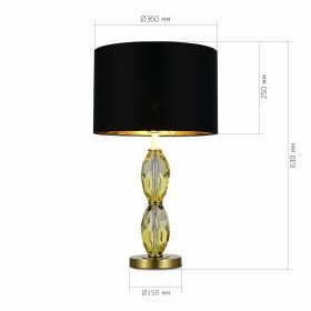 SL1759.304.01 Прикроватная лампа ST-Luce Латунь/Черный E27 1*40W