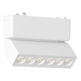 ST675.536.06 Магнитный трековый светильник Белый LED 1*6W 3000K 360Lm Ra>90 IP20 L122xW26xH82 48V