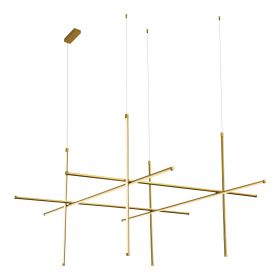 SL6207.203.150 Светильник подвесной ST-Luce Матовое золото LED 1*150W 3000K