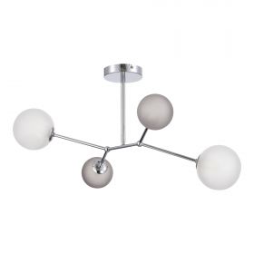 SLE1107-103-04 Светильник подвесной Хром/Белый, Серый G9 LED 4*5W 4000K