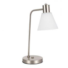 SLE1561-104-01 Прикроватная лампа Никель/Белый E27 1*60W