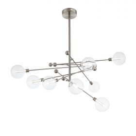 SL377.342.08 Люстра потолочная ST-Luce Никель/Прозрачный LED 8*4,5W 4000K