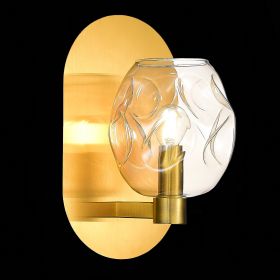 SL1188.301.01 Бра ST-Luce Латунь/Коньячный E14 1*40W