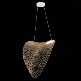SL6900.503.24 Светильник подвесной ST-Luce Белый/Древесный LED 1*24W 4000K