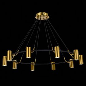 SL1215.403.10 Светильник подвесной ST-Luce Черный, Латунь/Латунь GU10 10*5W 4000K