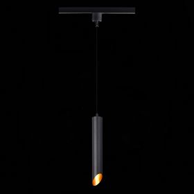 ST152.416.01 Светильник трековый Черный GU10 1*50W IP20 D60xH400 220V Без ламп