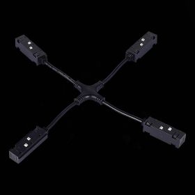 ST006.469.00 Коннектор питания X-образный для магнитного шинопровода ST-Luce Черный