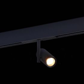ST808.446.08 Магнитный трековый светильник Черный LED 1*8W 4000K 600Lm Ra>90 36° IP20 D42xH135 48VV