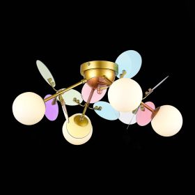 SLE2502-202-04 Светильник потолочный Золотистый/Разноцветный G9 LED 4*5W