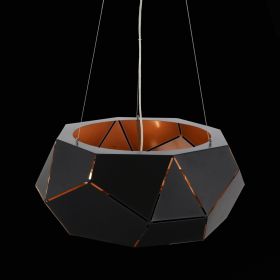SL258.403.06 Люстра подвесная ST-Luce Черный/Черный, Золото E14 6*40W