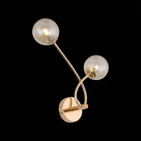 SL435.201.02 Бра ST-Luce Золотистый/Коньячный G9 2*3W