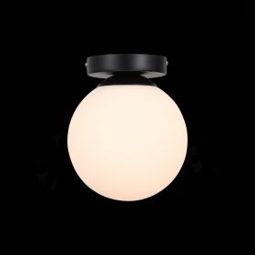 SL717.401.01 Светильник настенный Черный/Белый E27 1*40W