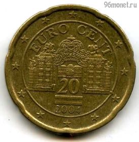 Австрия 20 евроцентов 2004