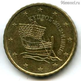 Кипр 10 евроцентов 2012
