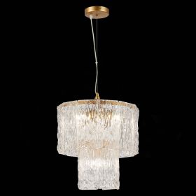 SLE283203-05 Светильник подвесной Золотистый/Прозрачный E27 5*40W.