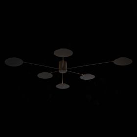 SL6006.402.06 Светильник потолочный ST-Luce Черный/Черный LED 6*5W 3000K.