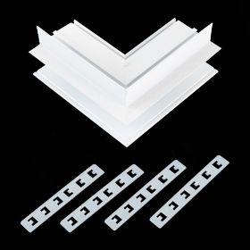 ST007.559.00 Внешний угол-соединитель для встраиваемого магнитного шинопровода ST-Luce Белый.