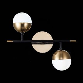 SL1507.421.02 Бра ST-Luce Черный/Белый, Золотистый G9 2*5W 4000K.