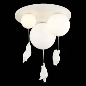 SLE115402-03 Светильник потолочный Белый/Белый E27/G9 3*160W.