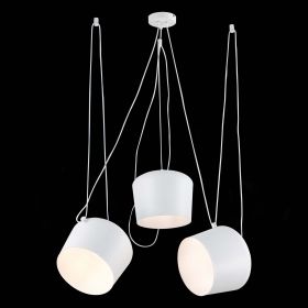 SLE120653-03 Светильник подвесной Белый/Белый E27 3*40W.