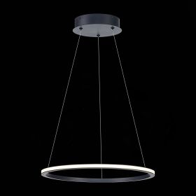 ST604.443.22 Светильник подвесной ST-Luce Черный/Белый LED 1*22W 4000K.