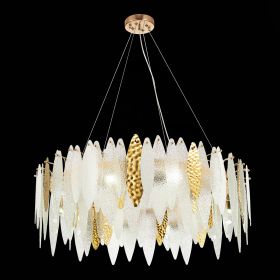 SL1224.203.10 Люстра подвесная ST-Luce Золотистый/Прозрачный, Белый E14 10*60W.