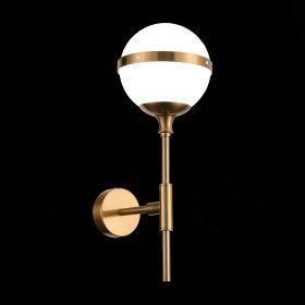 SL1157.301.01 Светильник настенный ST-Luce Бронза/Белый E14 1*40W.