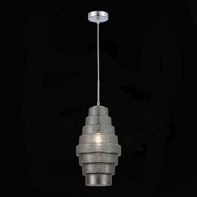 SL1001.103.01 Подвес ST-Luce Хром/Дымчатый E27 1*40W.