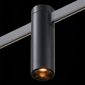 ST810.406.05 Магнитный трековый светильник FARM Черный LED 1*5W 3000K 227Lm Ra90 60 IP20 D35xH112 24.