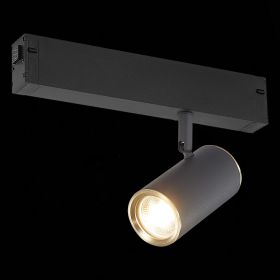 ST504.436.01 Св-к трек. Черный GU10 1*50W  IP20 L104xW54xH111 180-240V Без ламп.